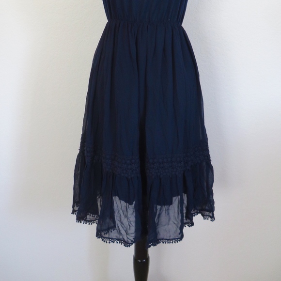 Navy Slip Dress - Picture 2 of 6